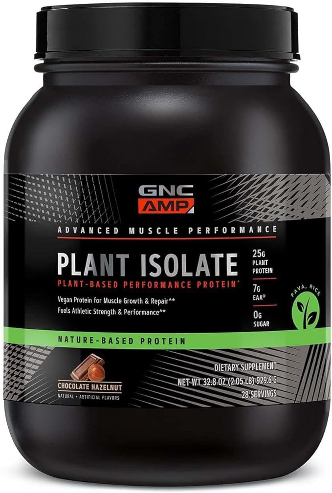 GNC AMP Plant Isolate Protein - Chocolate Hazelnut (28 Servings)