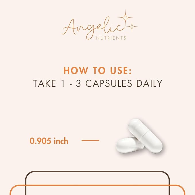 Magnesium Glycinate 830mg | 90mg Elemental Magnesium 90 Capsules High Absorption (Vegan Friendly Non Buffered Gluten Free Non-GMO) by Angelic Nutrients