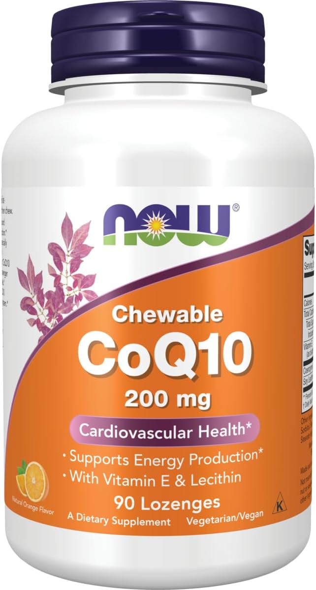 NOW FOODS Coq10 200mg VIT E 90 CT