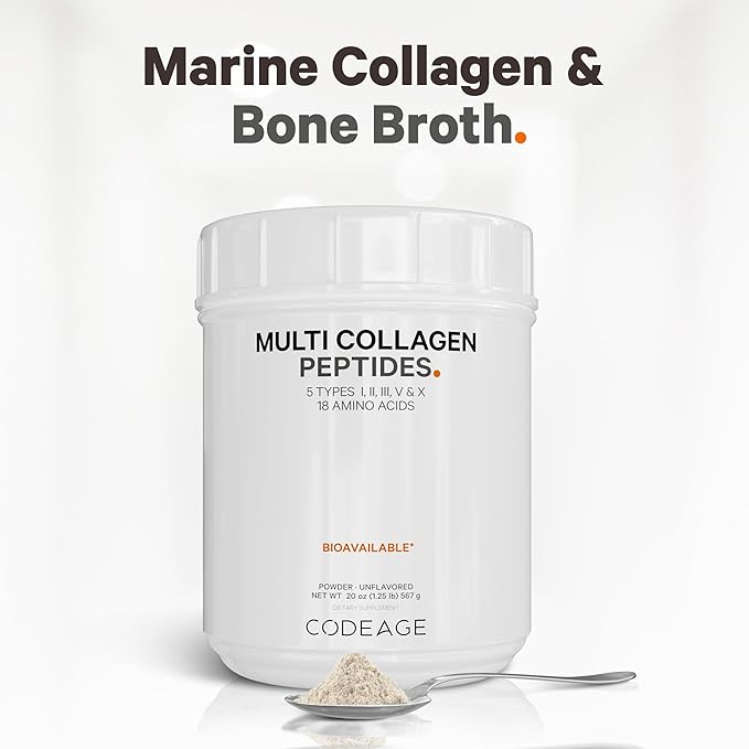 Codeage - Multi Collagen Protein + SBO Probiotics 50 Billion CFU Bundle