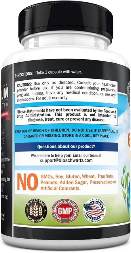 Probiotic 65 Billion - Probiotics with Prebiotic for Women &amp Men - Lactobacillus Acidophilus Digestive Health Capsules - Targeted Release Technology - Shelf Stable Supplement Non-GMO Dairy Free-30