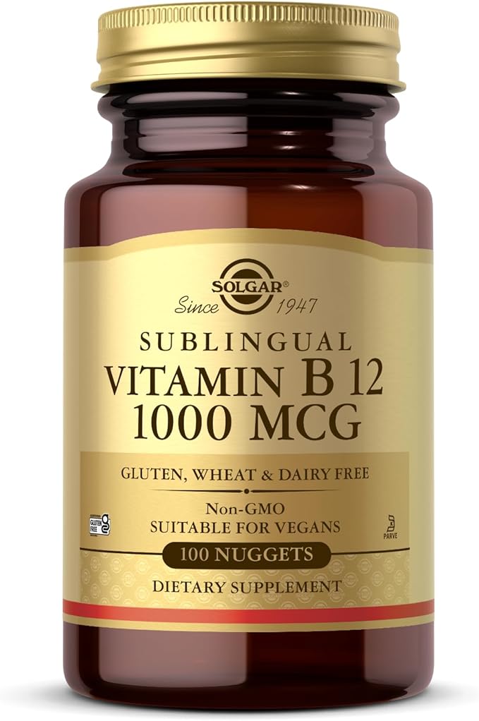 Vitamin B-12 1000mcg Solgar 100 Nuggets