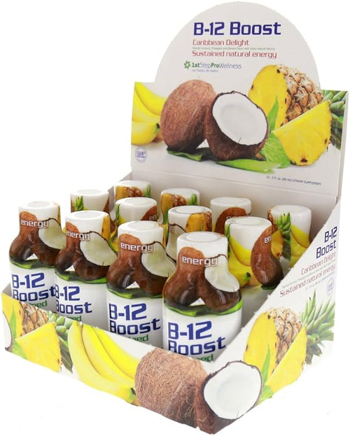 1st Step High Performance Fitness B-12 Boost 12-2oz Bottles