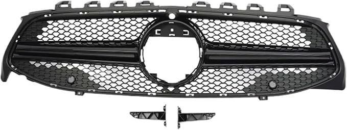 CONERY Automotive Accessories AMG Style CLA35 CLA45 Grille Compatible for Mercedes Benz CLA W118 CLA Grille 180 250 260 2019-2022 (Size : CLA35 B W H)