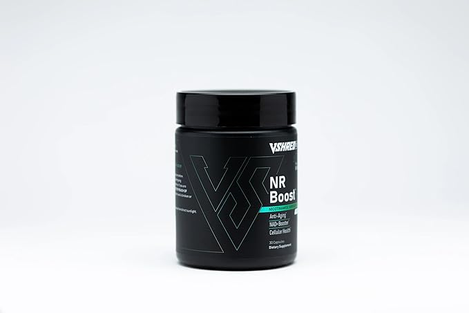 V Shred MD NR Boost Nicotinamide Riboside (NR) Supplement – Dr. Drew Approved Riboside Supplement for Cellular Energy Wellness &amp Mitochondrial Support – Formulated as a NAD+ Booster