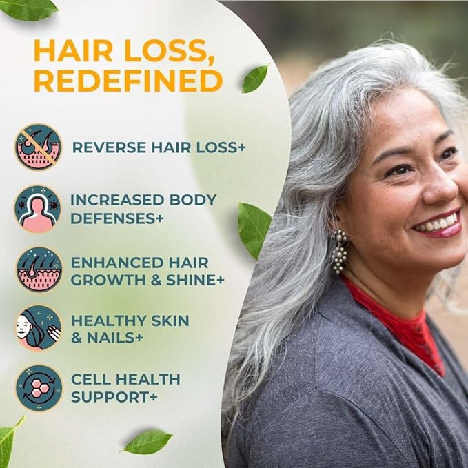 Vital Hair Complex -Hair Growth Vitamins for Women and Men -Biotin &amp Vitamin B -Hair Growth Supplement for Healthy Hair Skin &amp Nails -Hormone &amp Gluten Free -Hair Vitamins for Women