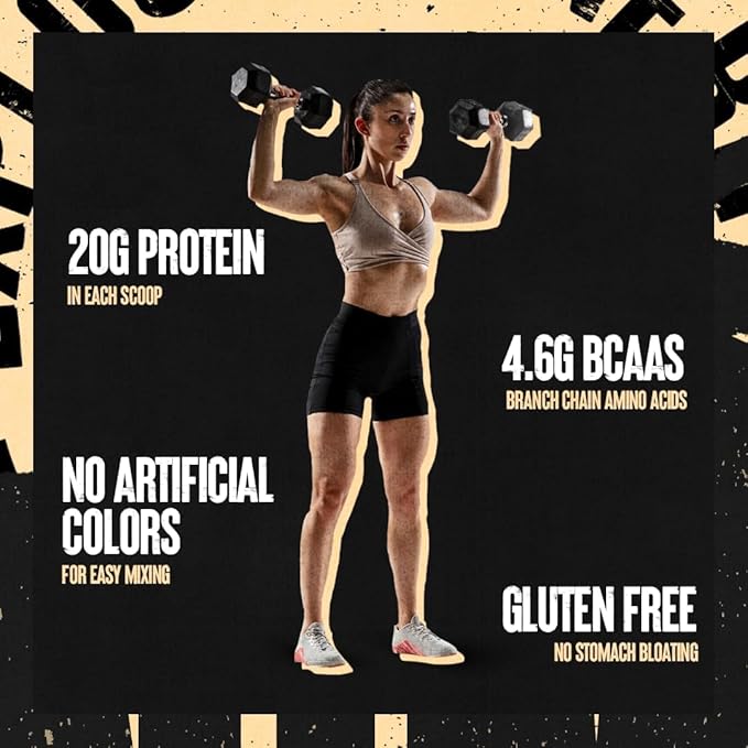Animal 100% Whey Protein Powder Instant Iced Coffee – Real Coffee for Preworkout Post Workout Whey Blend + 20g of Protein Shake 120mg of Caffeine Meal Replacement with BCAA – Cold Brew Latte 1 lb