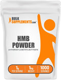 BulkSupplements.com HMB Powder - as Calcium HMB Beta-Hydroxy Beta-Methylbutyrate - HMB Powder Supplements Gluten Free - 1g per Serving 1kg (2.2 lbs) (Pack of 1)
