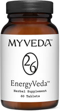 EnergyVeda 26™ Ayurvedic Energy &amp Vitality Support Supplement | with Ashwagandha Amla Velvet Bean &amp Asparagus | Supports Daily Energy Nervous System Balance &amp Immune Health | 60 Tablets