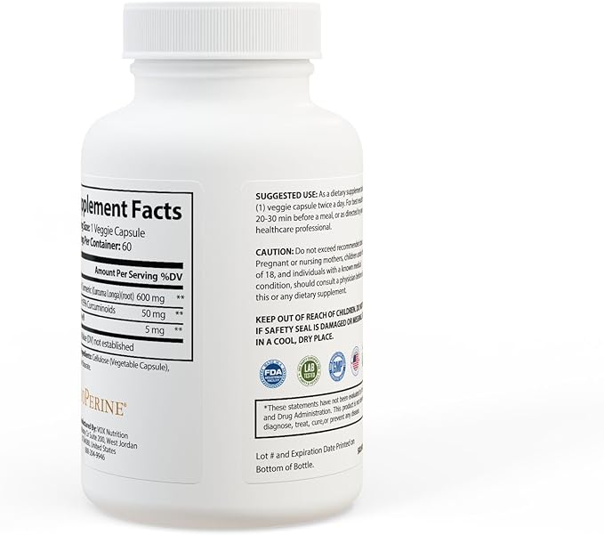 Ayurvedic Turmeric Supplement | Quality is The Difference | Pure &amp Natural as it Should be.