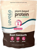 Boom Chocolata Plant-Based Protein Powder - Phase 1: Follicular | Pea &amp Pumpkin Protein | Iron Fiber &amp Vegan Lactoferrin | No Artificial Sweeteners