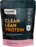 Nuzest - Pea Protein Powder - Clean Lean Protein Premium Vegan Plant Based Protein Powder Dairy Free Gluten Free GMO Free Protein Shake (8.8 Ounce (Pack of 1) Wild Strawberry)