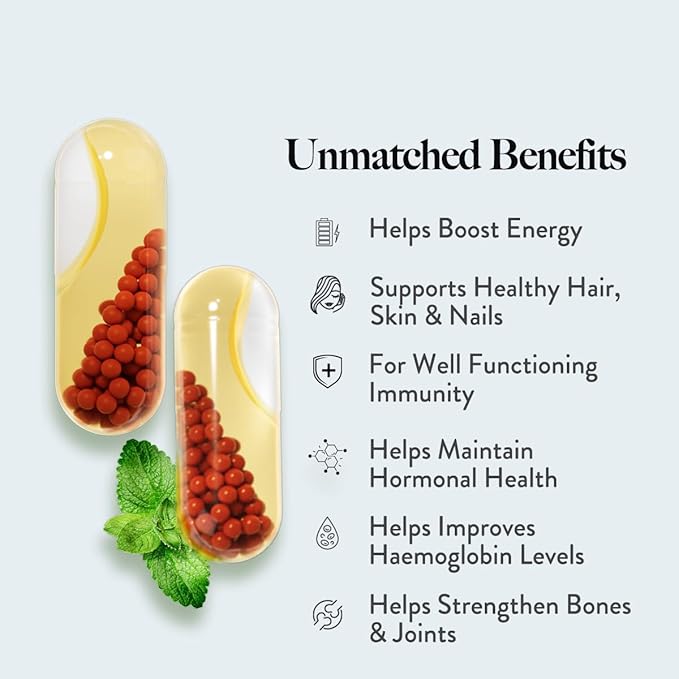 WELLBEING NUTRITION Slow Multi + Omega for Her Multivitamin Capsule for Women | Vegan Omega-3 Oil B-Complex Antioxidant Blend for her