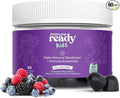 Immune Ready™ Kids Multivitamin Gummies – Mixed Berry Flavor – Sugar-Free Daily Kids Immune Support with Beta Glucan Elderberry Vitamin C D3 &amp Zinc – Vegan Non-GMO – 60 Gummies