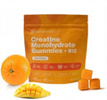 Creapure Creatine Gummies 5g + Taurine &amp B12 - Sugar-Free Vegan Gluten-Free - Citrus Mango - 120 Count (30 Servings) for Strength Energy &amp Focus