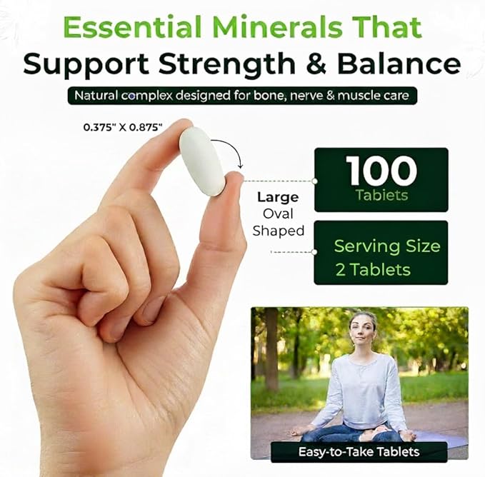 Natural Nutra Calcium Magnesium Zinc with Vitamin D3 - CMZ Supplement | Bone Strength Immune Support Muscle &amp Nerve Health - Cal-Mag Zinc Supplement - Digestion Support - 100 Tablets (Pack of 3)