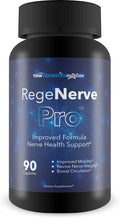 RegeNerve Pro - Improved Formula - Our Best Neuropathy Nerve Support Supplement -Yellow Vitamin for Nerves - Nerve Regen Formula for Neuropathy - Regenerve 6 Turmeric - Rege Nerve6 Nerve Repair Pills