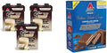 Atkins Iced Coffee Vanilla Latte Protein Shake 15g Protein 4g Net Carb Keto Friendly &amp Chocolate Crème Protein Wafer Crisps 10g Protein 4g Net Carb 5 Count