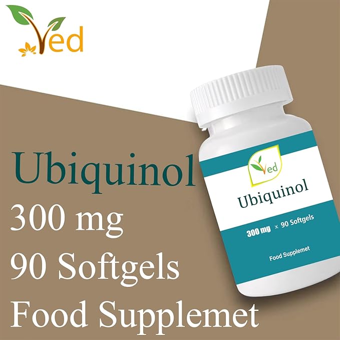 Ubiquinol 300mg 90 Softgels Enhanced Bioactivity CoQ10