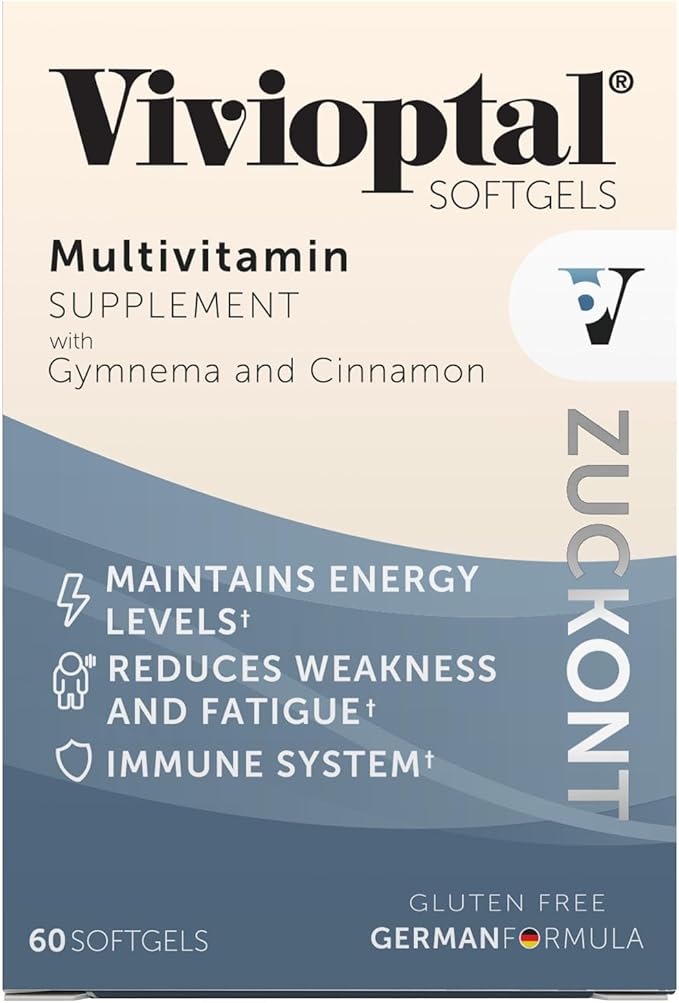 Vivioptal with Gymnema and Cinnamon Multivitamin Supplement 60 Softgels
