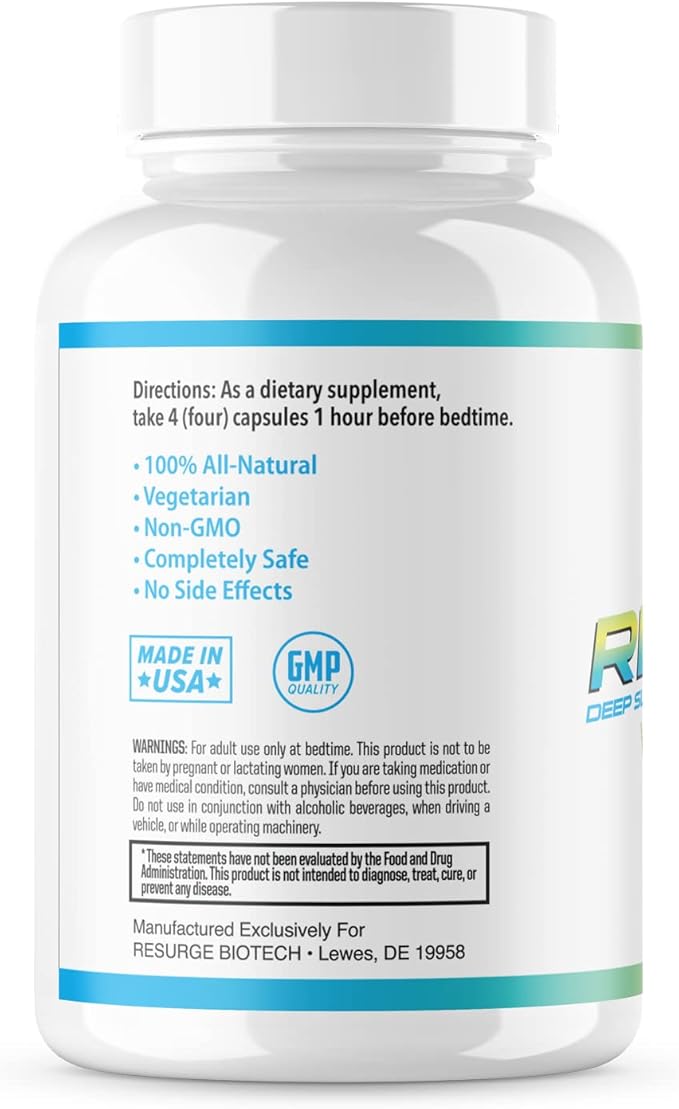 Resurge Deep Sleep Support Formula 120 Capsules