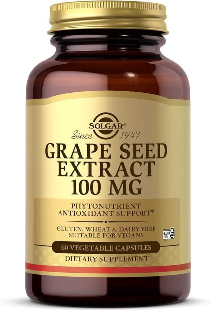 Grape Seed Extract 100mg Solgar 60 VCaps