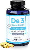 De3 Dry Eye Ultra Pure rTG Omega 3 – Support for Dry Eyes - 2400 mg EPA &amp DHA – New &amp Improved-Burpless-3 per day serving 2-month supply