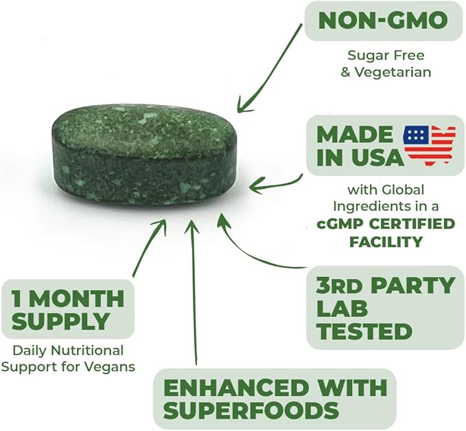 Vimerson Health Vegan Multivitamins for Vegans and Vegetarians &amp Multivitamin for Women