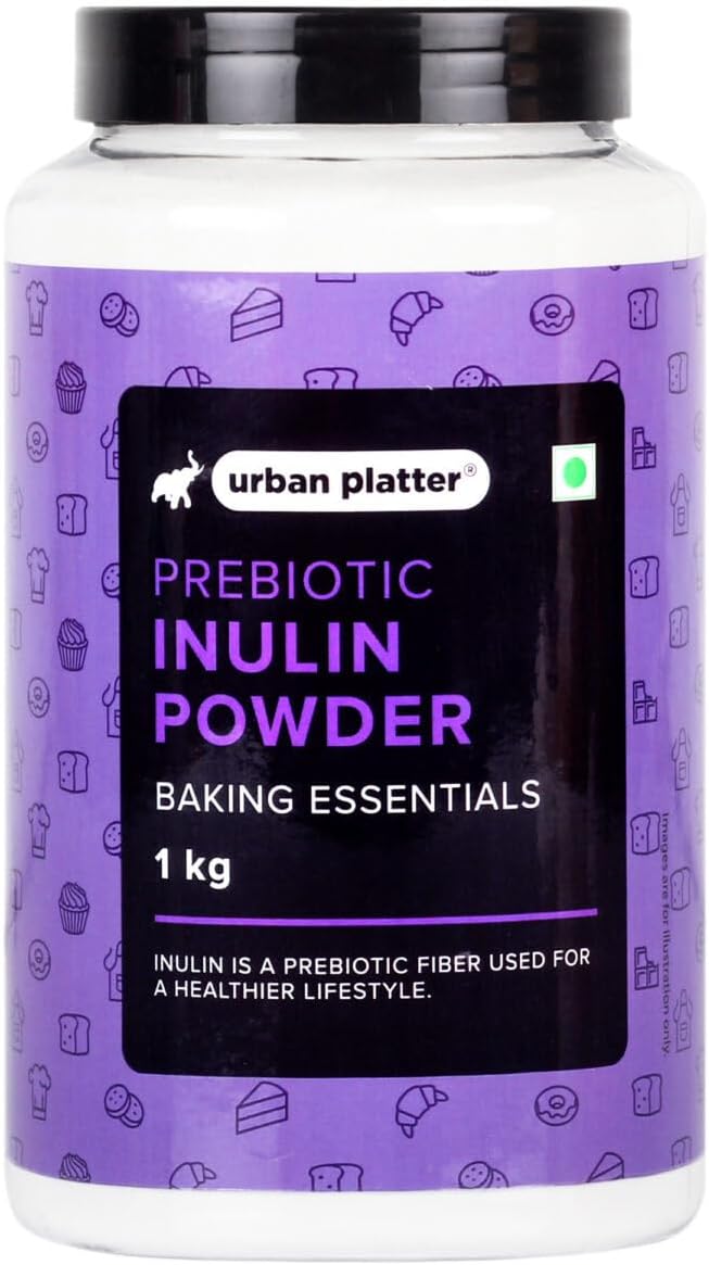 Inulin Powder 1Kg [Fructo Oligo Saccharides Prebiotic &amp Rich in Fiber FOS]