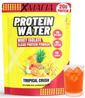 XMafia – Protein Water Clear Protein Powder – 30 Servings 20g Protein 27 oz - Hydrator Whey Isolate - 0g Lactose 0g Sugar Keto-Friendly - Tropical Crush - Iso Juice Protein Post-Workout