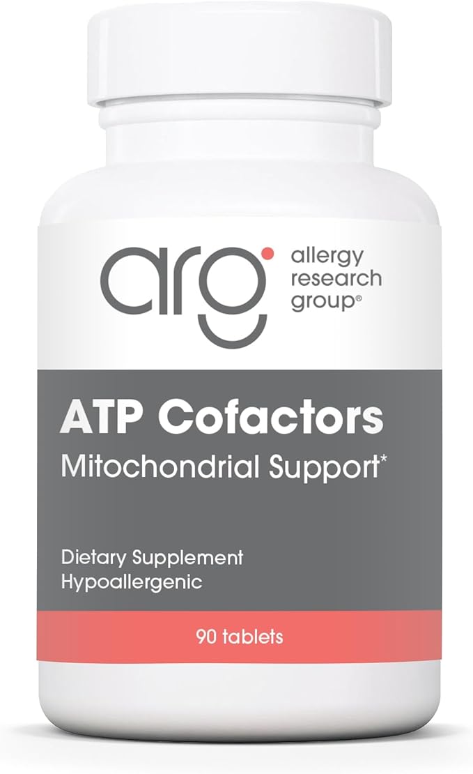 Optimox ATP Cofactors - Vitamin B Complex for Women and Men Vitamin B2 and B3 100mg Riboflavin and 500mg Niacin High Potency Multivitamin Tablets for Energy Support - 90 Count