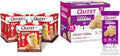 Quest Nutrition Protein Shake Salted Caramel 4 Count Bundle with Birthday Cake Frosted Cookies Twin Pack