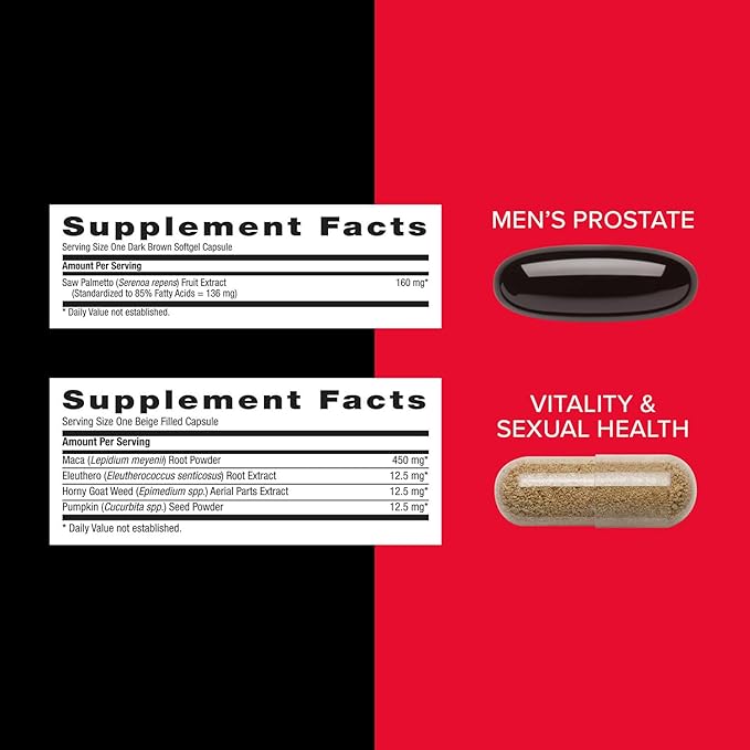 GNC Mega Men Performance and Vitality Vitapak Program Convenient Complete Nutrition 5 Products in 1 Packet Circulation Blood Flow Prostate Health Sexual Function 30 Packs