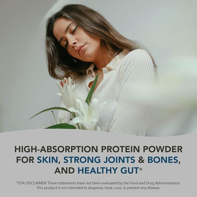 Healthy Skin &amp Joints Bundle - Premium Vegan Omega-3 (120 Capsules) from Marine Algae + Grass-Fed Collagen Peptides Powder (1kg - 100 Servings) Non-GMO. Radiant Skin Joints Bones &amp Graceful