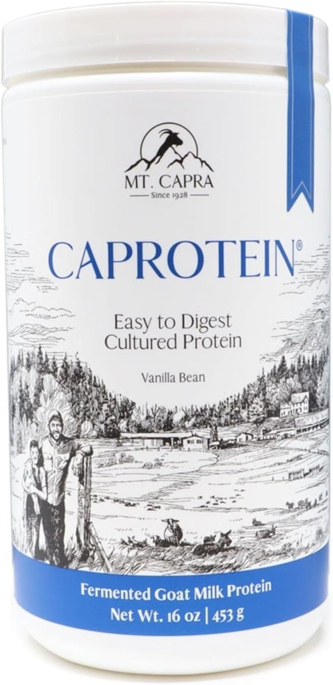Mt. Capra Clean Whey Protein (Vanilla Bean) and Caprotein