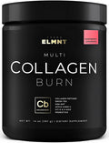ELMNT Super Collagen Burn for Women w. Probiotics Hyaluronic Acid Apple C Vinegar KSM66 Biotin+ Premium Colageno Multi Collagen Protein Powder for Weight Loss Fat Burner Hair Skin+ (R-Lemonade)