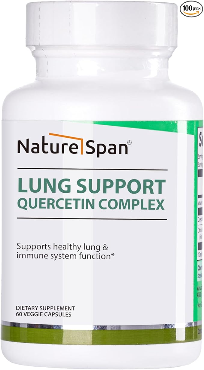 Quercetin Vitamin C Complex-Promotes Lung Health and Respiratory Circulation60 Capsules