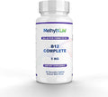 Methyl-Life® B12 Complete – 5000 mcg Methylcobalamin + Hydroxy B12 + Adenosylcobalamin | Vegan Non-GMO Gluten-Free | 90 Chewable Tablets