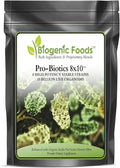 ProBiotics 8x10 with Fiber - Organic Powder 8 Strains of 10 Billion Live Organisms per Serving 30 SRV