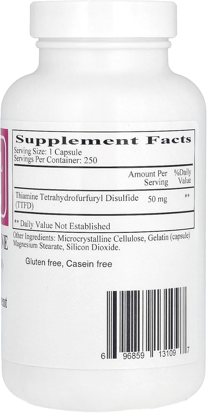Ecological Formulas All Thiamine 250 Capsules