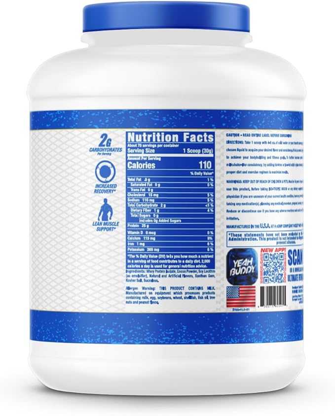 Ronnie Coleman 5lbs Chocolate Whey Isolate Protein Powder | 25g Protein with 75 Servings | German Chocolate Cake Pre Workout Powder for Men &amp Women Low Sugar Supplement for Lean Muscle Support
