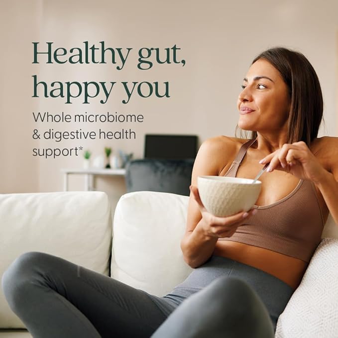 New Chapter Daily Dual Biotic Probiotic + Prebiotic for Digestion &amp Microbiome Health 100% Vegan Soy Free Non-GMO 60 Count (2 Month Supply)