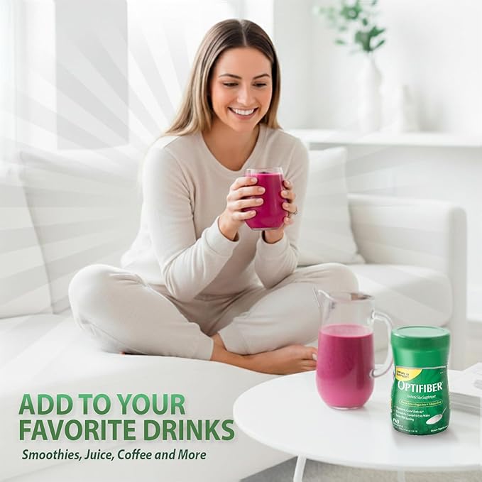 Braidz OptiFiber Prebiotic Fiber Supplement Wheat Dextrin Fiber Powder Unflavored 190 Servings 25.6 Ounces with a Scoolpy 1 Tablespoon Measuring Spoon