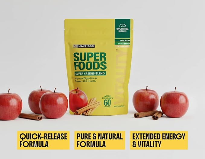 Limitless Superfoods Daily Greens Gummies - 30 Day Supply