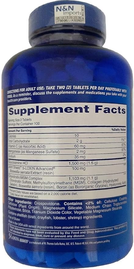 Osteo Bi Osteo Bi Flex Tripple Strength Supplement (200 Count Pack of 1)