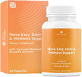 Move Easy Joint Support Supplement Turmeric Curcumin with Boswellia and Silymarin 60 Tablets