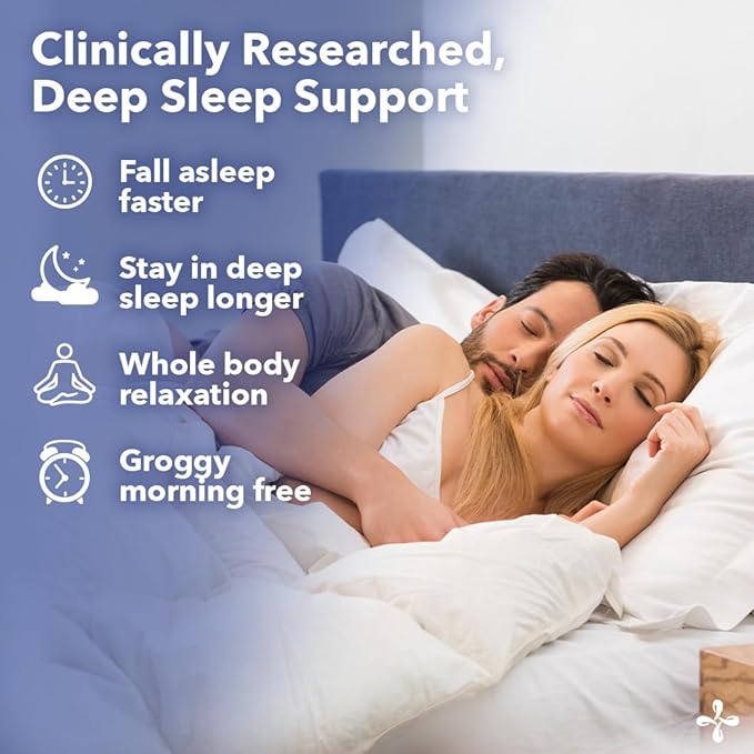 LifeSeasons Rest-ZZZ - Natural Sleep Support Supplement - Fall Asleep &amp Stay Asleep - Calms Nervous System - Ease Muscle Tension &amp Restlessness - Low Dose Melatonin GABA &amp Chamomile - 120