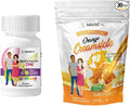 BariatricPal 30-Day Bariatric Vitamin Bundle (Multivitamin ONE 1 per Day! Capsule with 18mg Iron and Calcium Citrate Soft Chews 500mg with Probiotics - Orange Creamsicle)