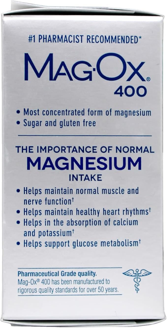Mag-Ox 400 Magnesium Tablets 60 Each (Pack of 8)