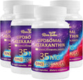 Liposomal Astaxanthin Supplement Complex 9-in-1 with Ashwagandha Lycopene Zeaxanthin Antioxidant Supplement Support Eye Skin &amp Joint Health 240 Capsules
